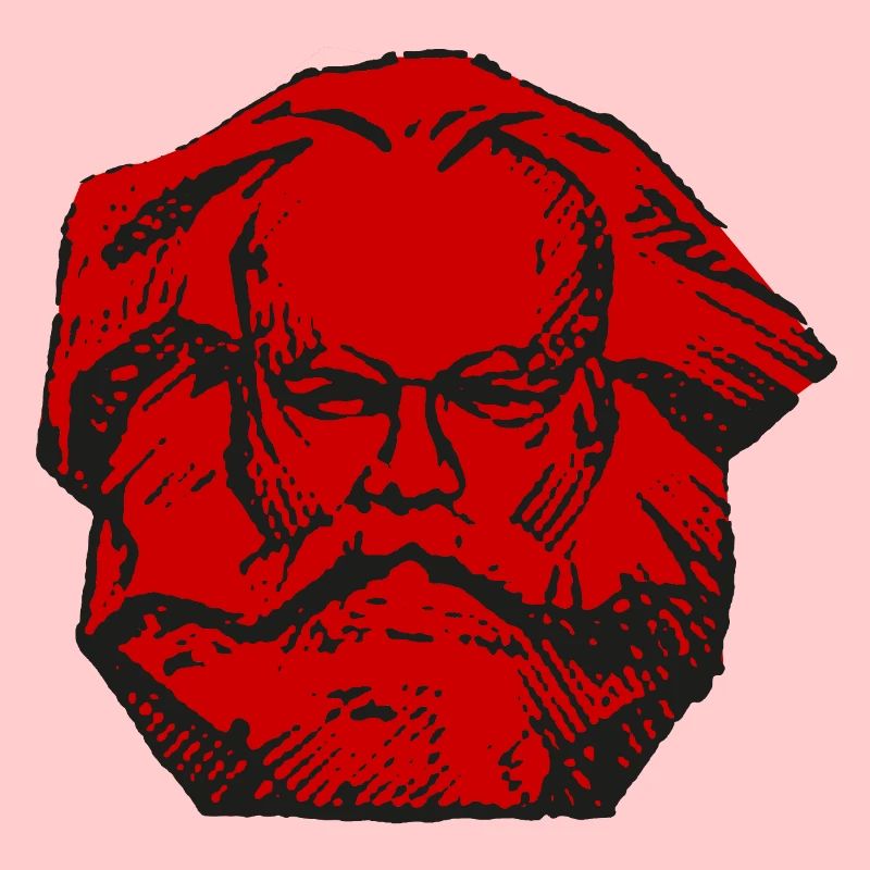 Karl Marx rouge communisme marxisme pull copie