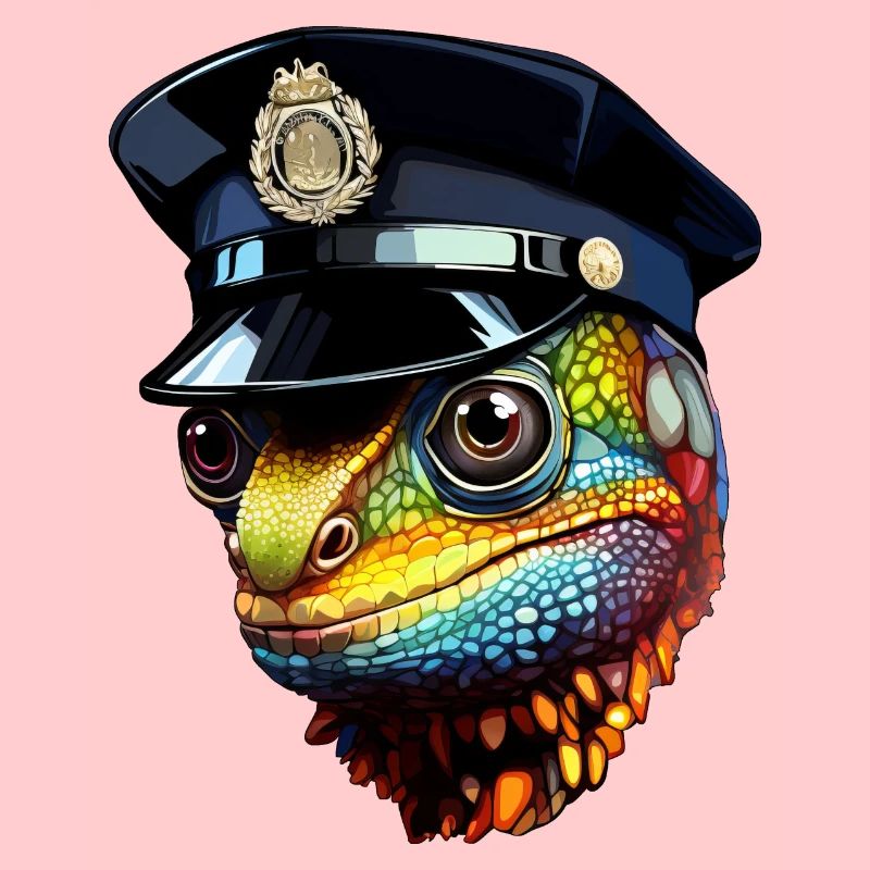 Chamäleon Polizei