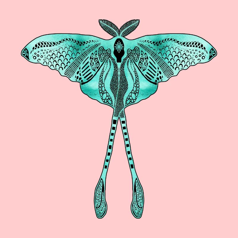Chinese Moon Moth - Luna Moon Moth