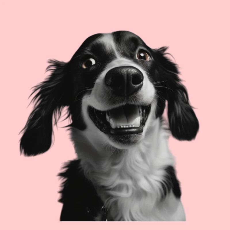 Schwarz Weisser Hund
