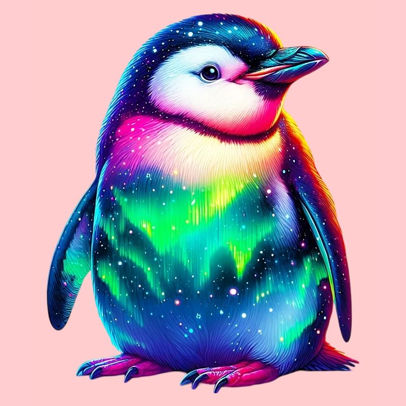 Aurora Borealis Pinguin