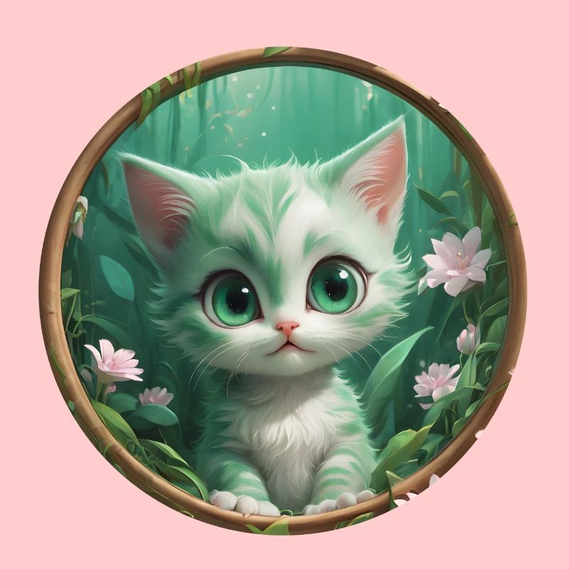 Jungle Katze im Smaragdglanz