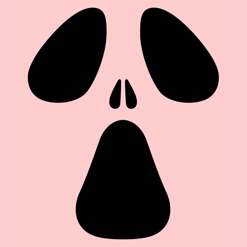 AC Designs Halloween Ghost Face