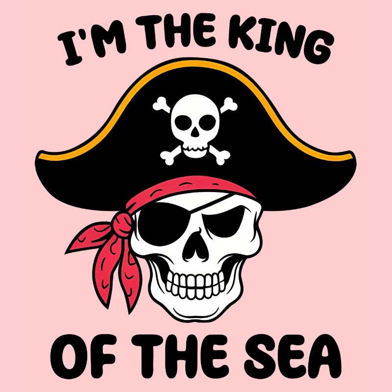 Crâne de pirate avec cache-œil