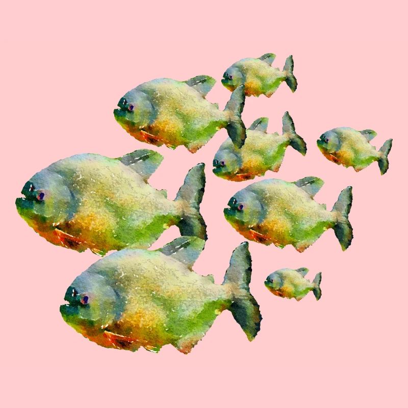 Poisson dans un banc