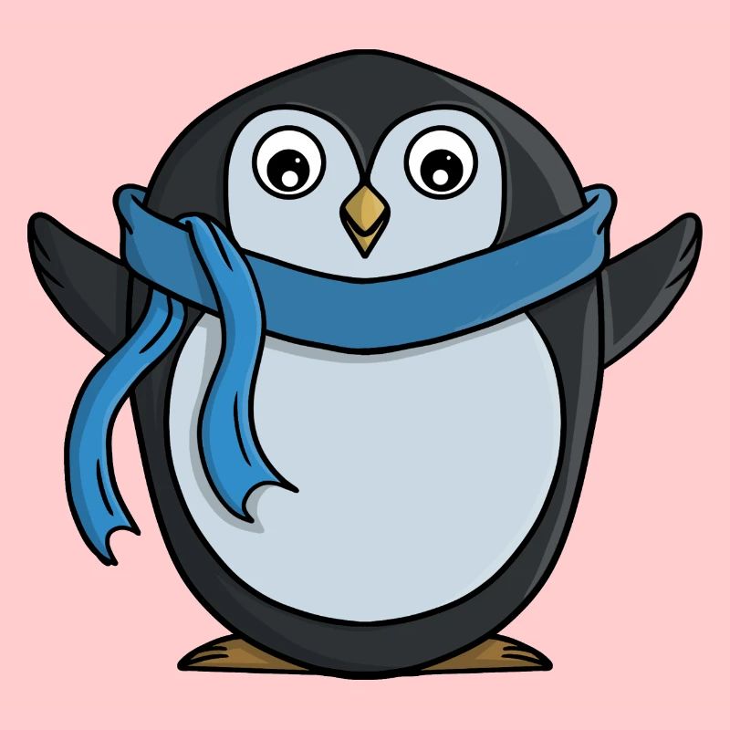 Niedlicher Pinguin