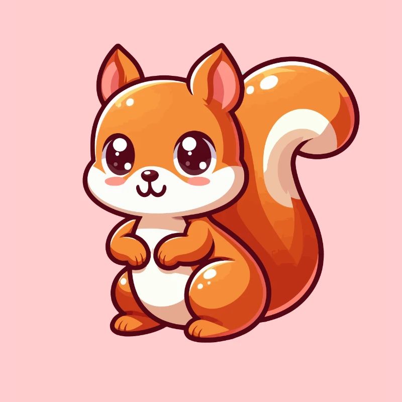 Kawaii Eichhörnchen