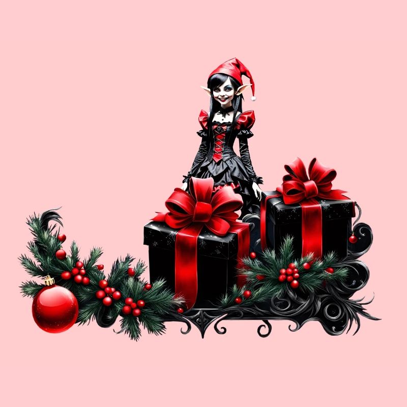 Mignon Gothique Elfe de Noël