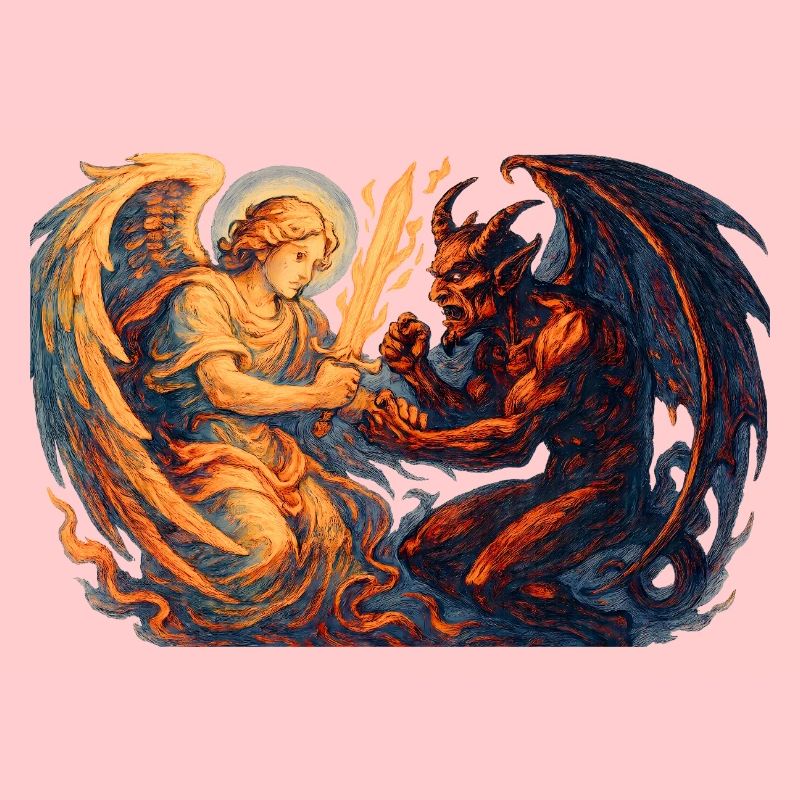 Archange céleste vs Bête infernale