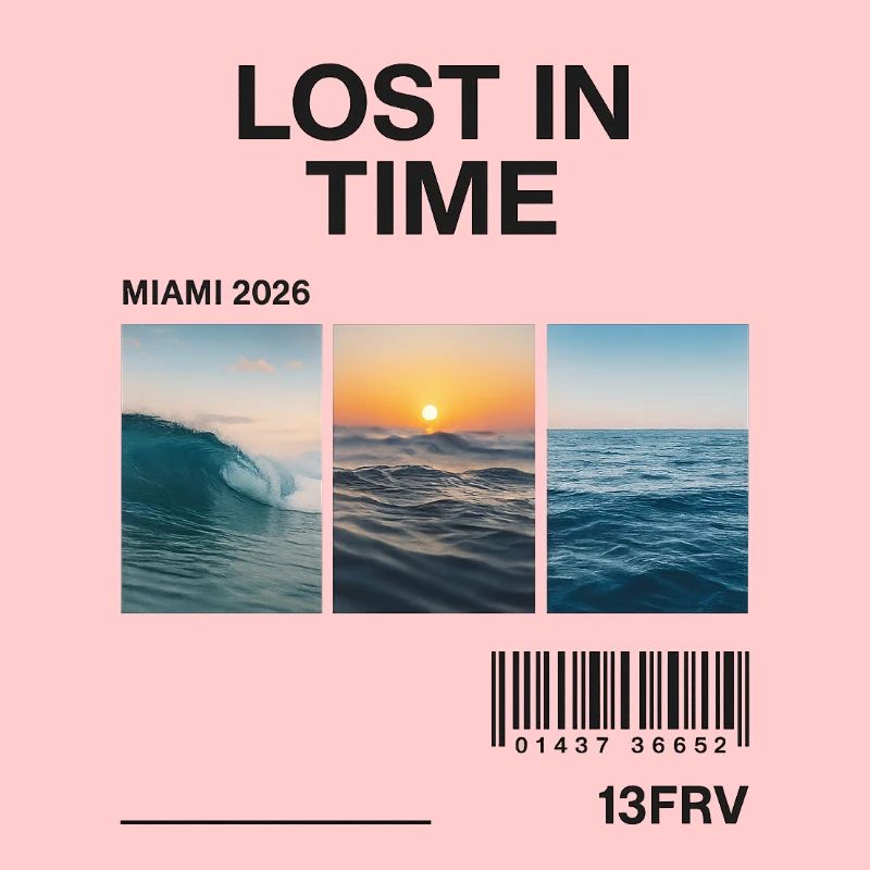 Verlorene Zeit: Miami Waves Triptychon