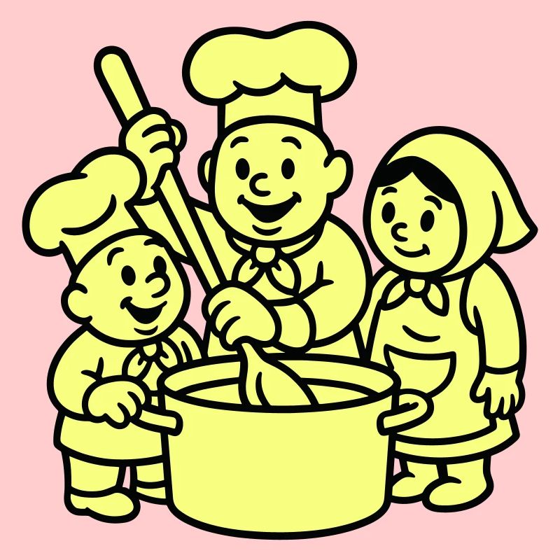 Trois chefs mignons