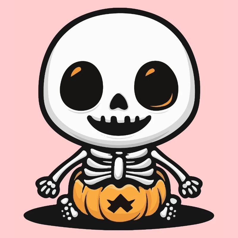 Skeleton Cute Halloween