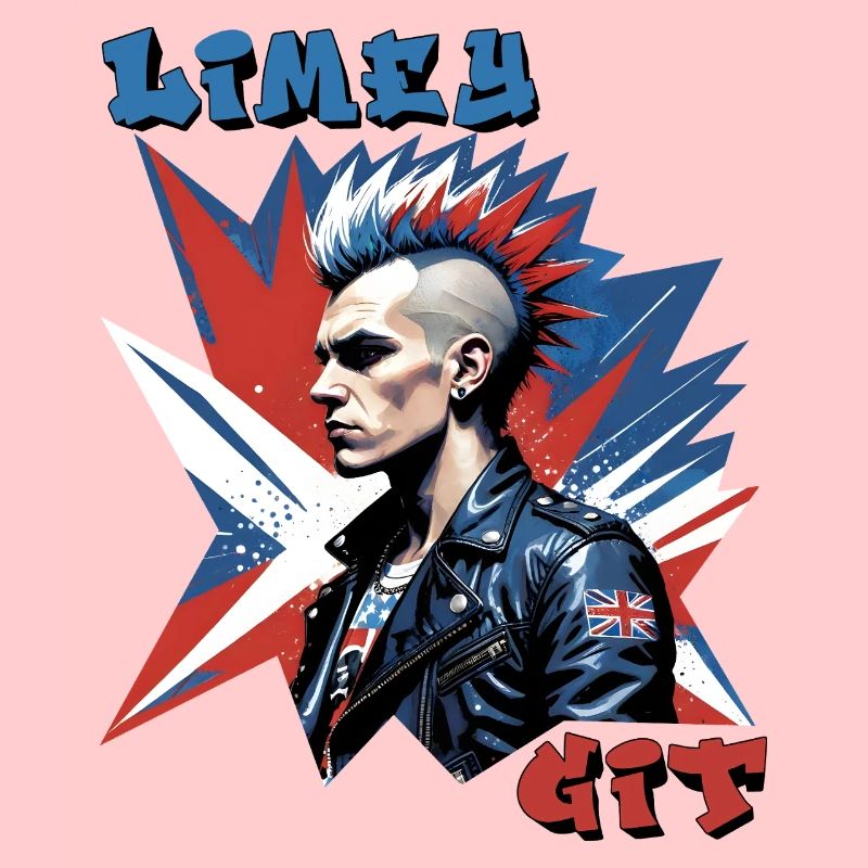 Limey Git British Punk Style Graphique