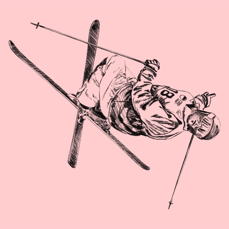 Mogul skiing