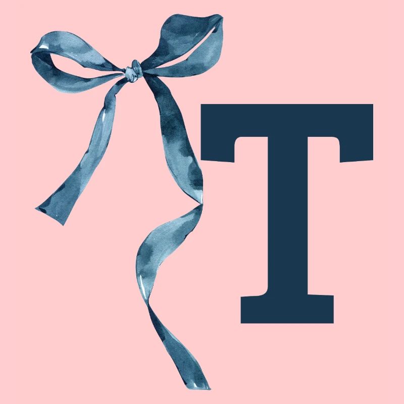 Monogram t gift idea