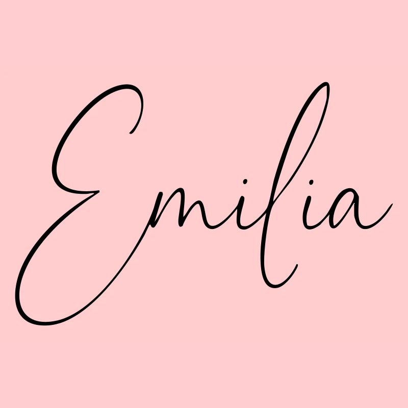 Emilia / Conception d’écriture manuscrite personnalisée