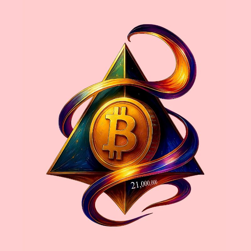 Conception créative Bitcoin et Blockchain
