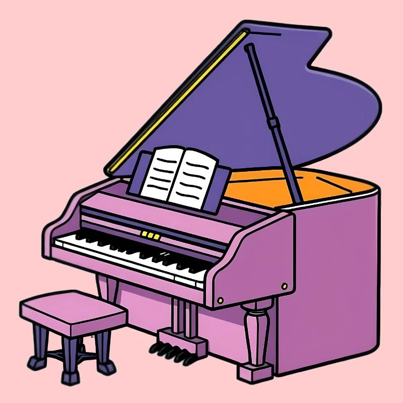 Piano à queue Piano