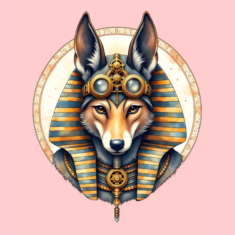 Style Steampunk Husky égyptien