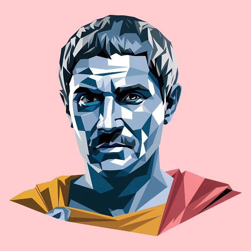 Caesar - Cooles Geschichtslogo