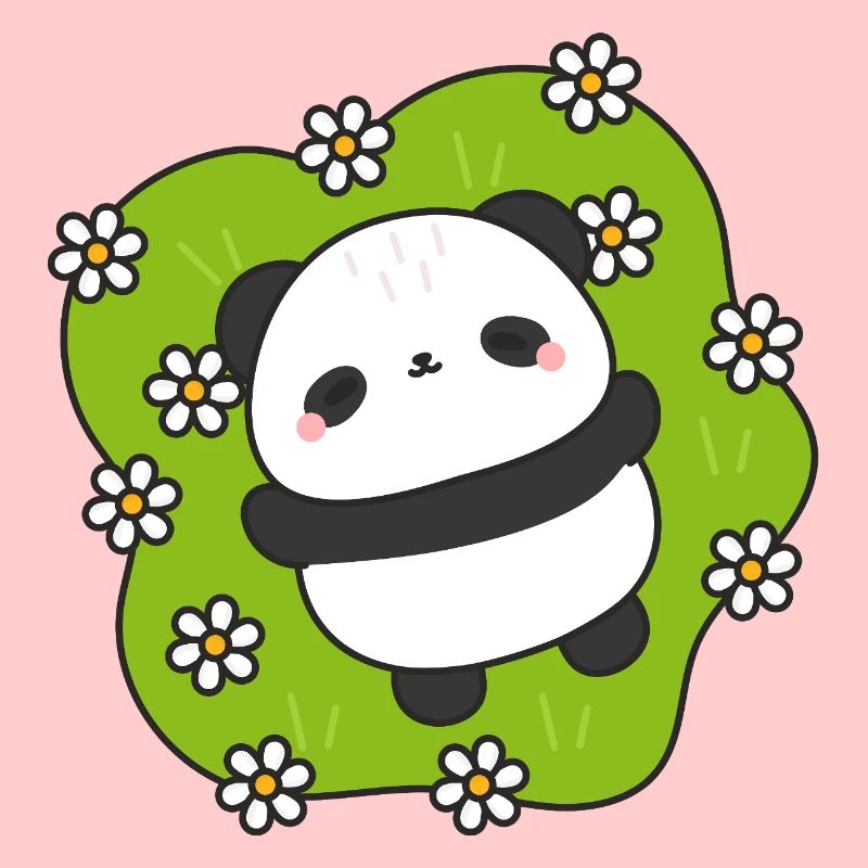 PandaGreen Floral Cuddle