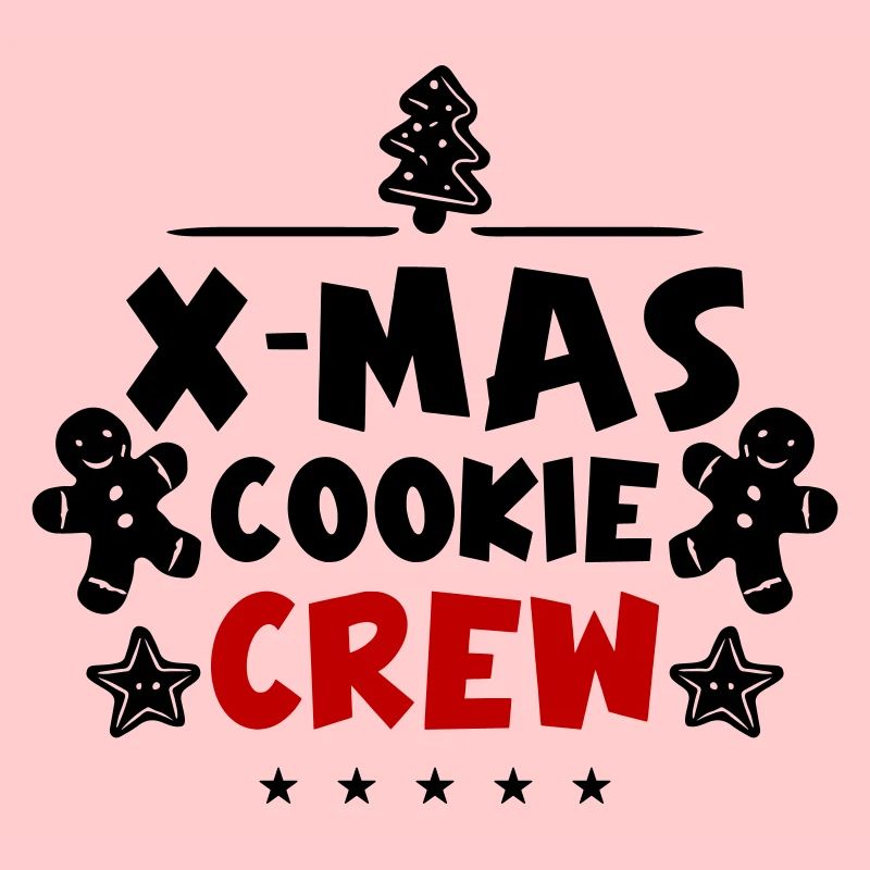 Équipe de cuisson des biscuits de Noël