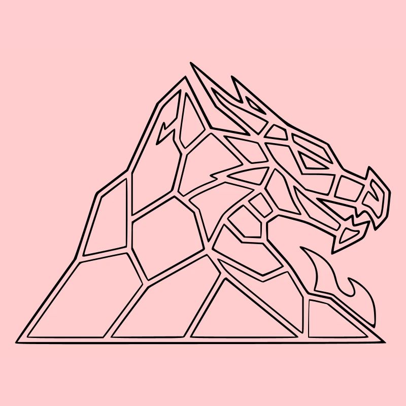 Drachenfels Geometric: Dragon Saga as Vector