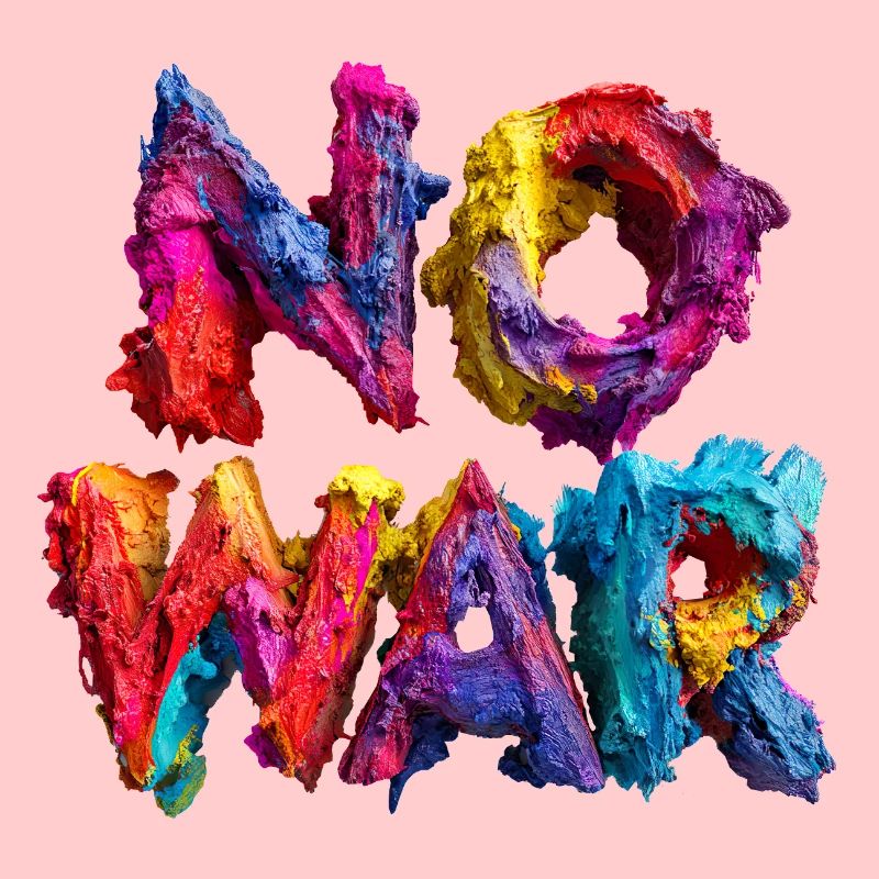 Pas d’explosion de couleurs de guerre