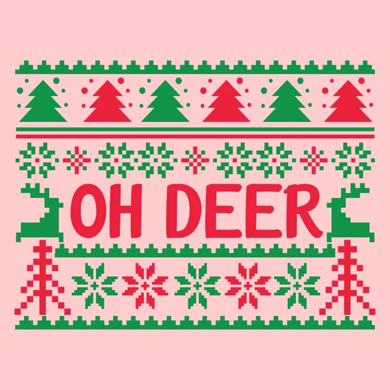 Hässlicher Pullover - Oh Deer