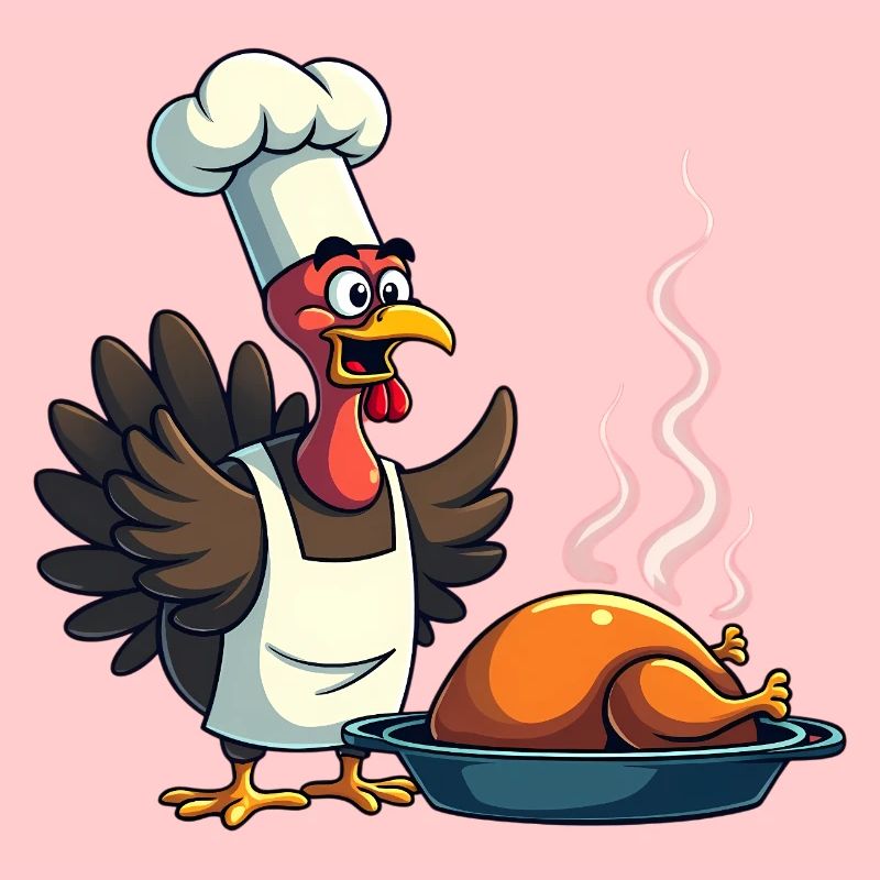 Cuisinier de dinde de Thanksgiving