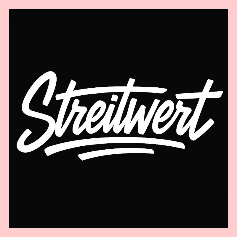 Logo Contested Script Noir