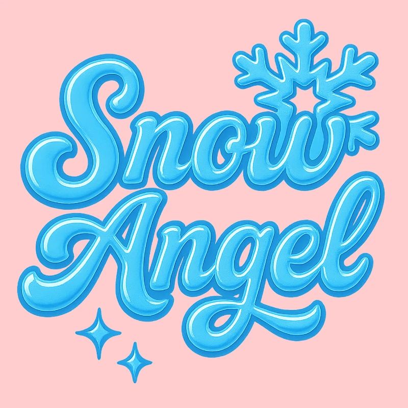 snow angle / y2k statement design 