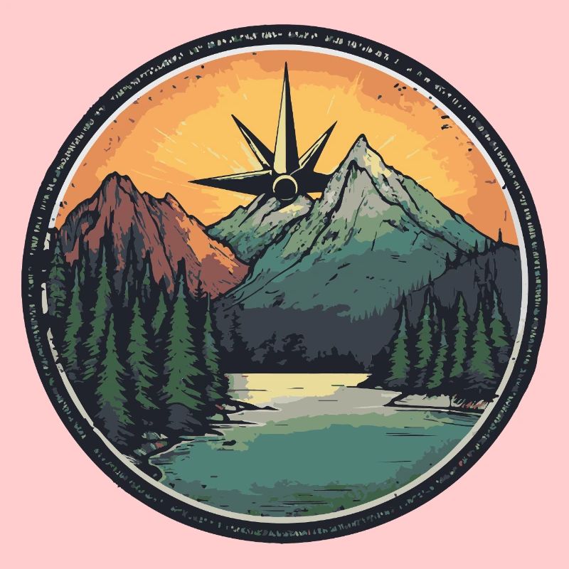 Berge Kompass