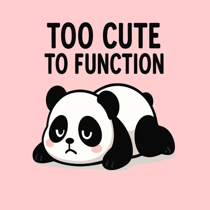 Panda Too Cute To Function