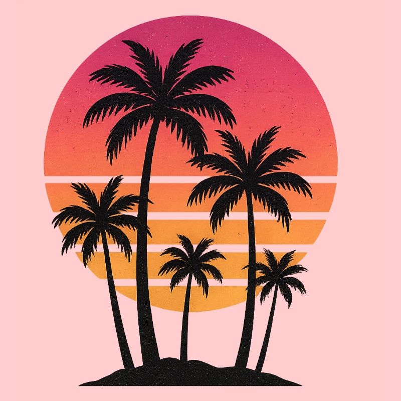 Palm Tree Sunset