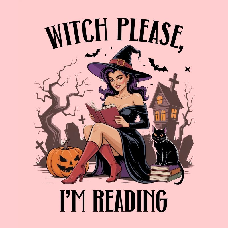 Witch Reading by Halloween Night