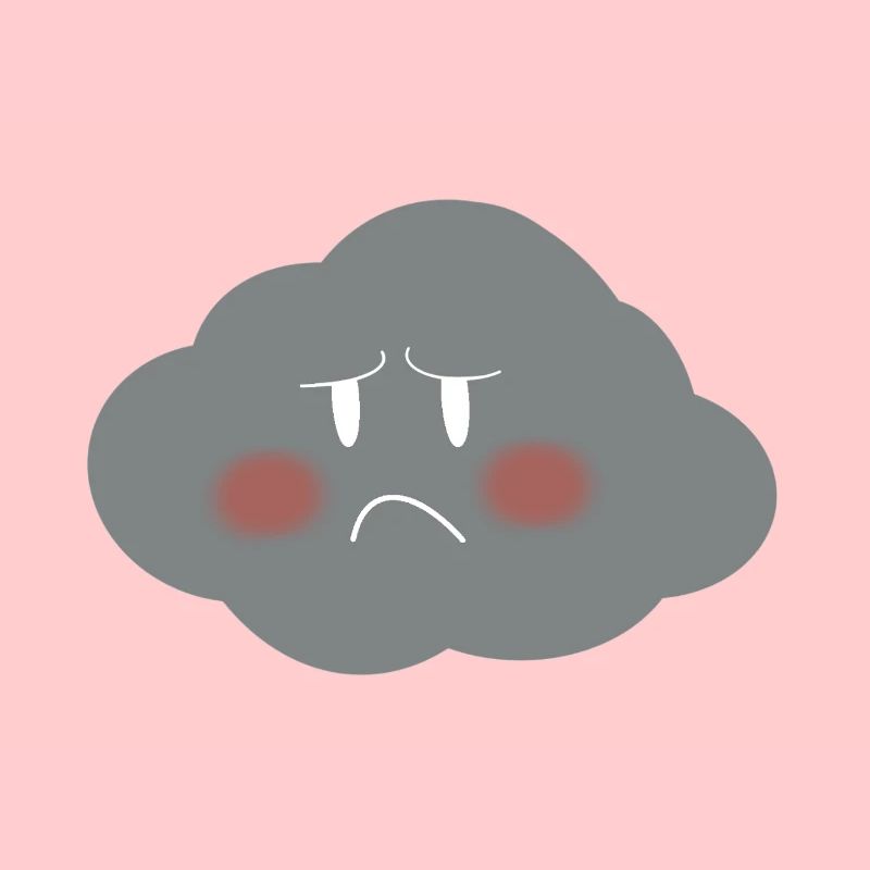 Graphic Melancholic Cloud