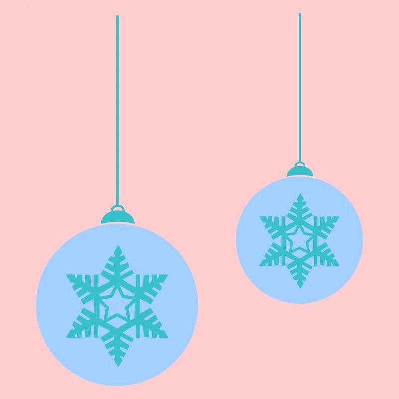 Boules de flocons de neige d’hiver
