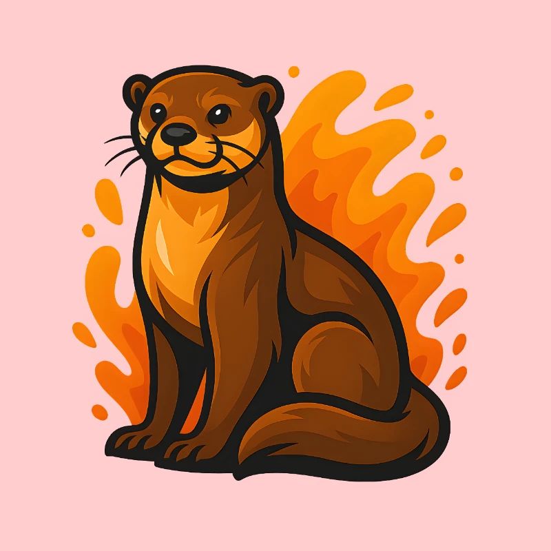 Flammender Otter
