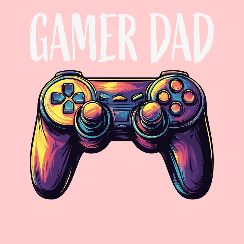 Gamer Dad Controller Neon