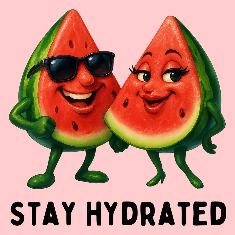 Duo pastèque au soleil