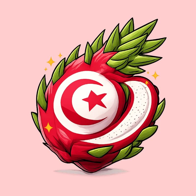 Tunisian Fruit Heart Pattern