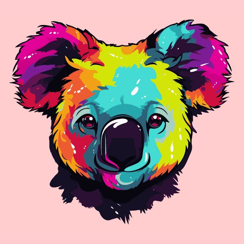 Pop Art Coloré de Koala