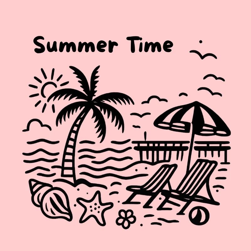 Conception de la plage