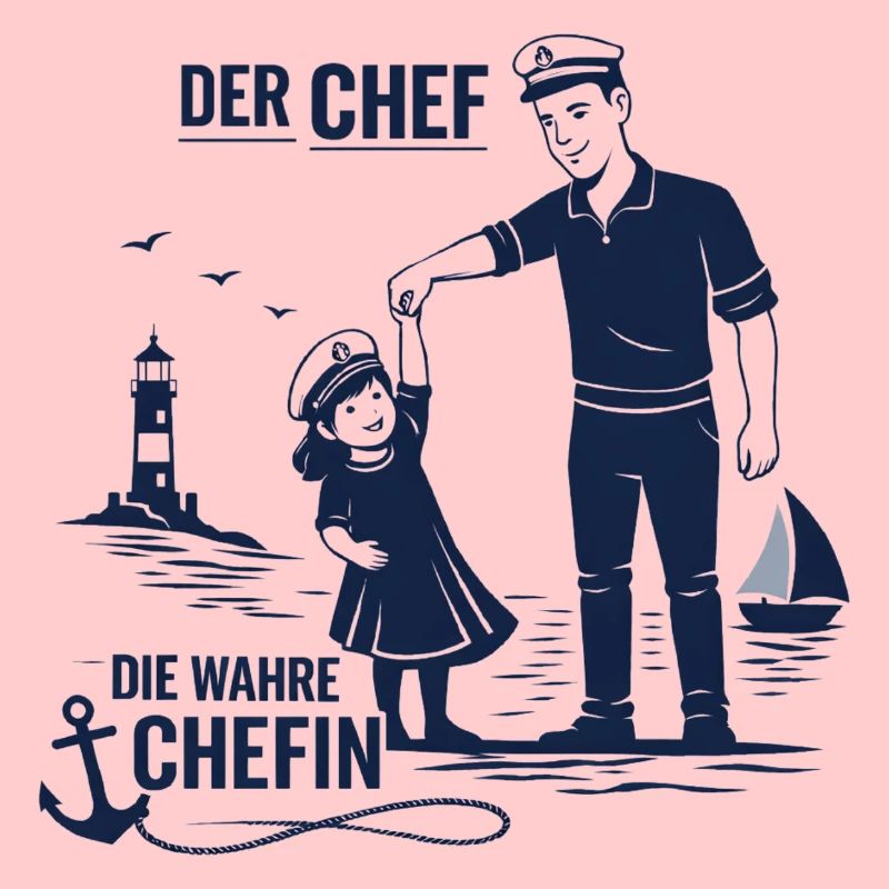 Chef Chefin Papa Tochter Partnerlook Geschenk
