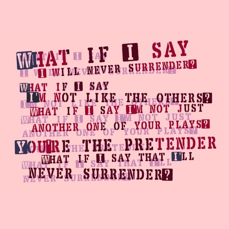 Typographie de la résolution implacable