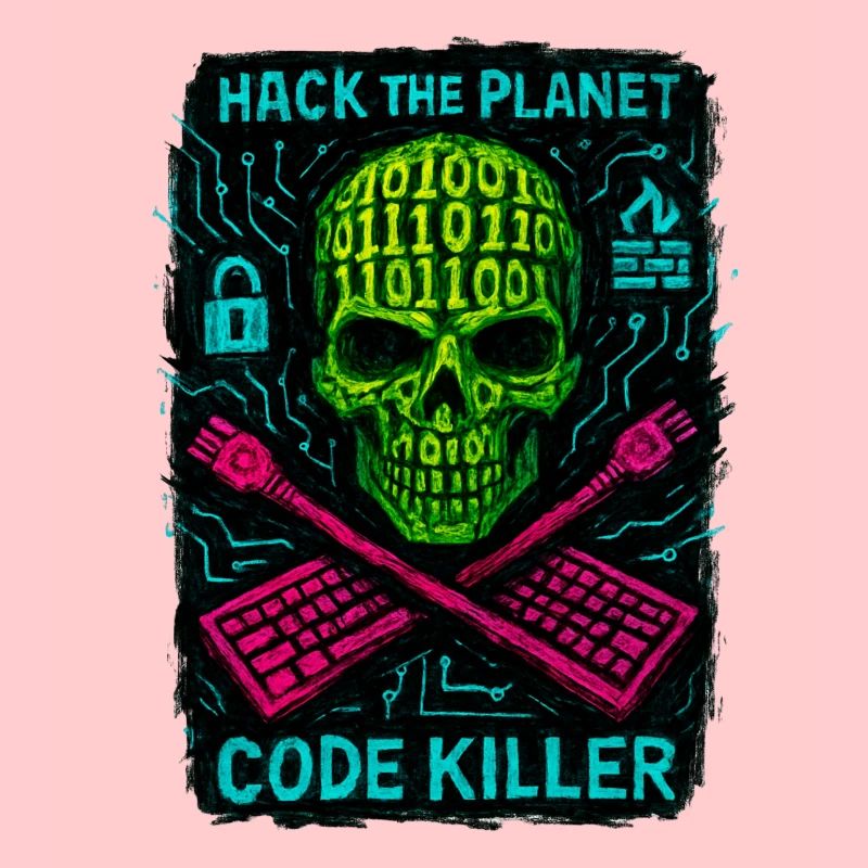 Hack the Planet Code Killer – Cybersicherheit