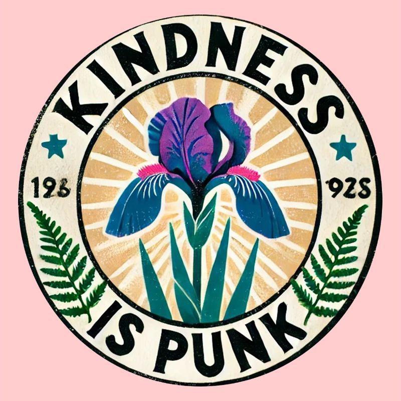 Freundlichkeit ist Punk-Iris-Patch
