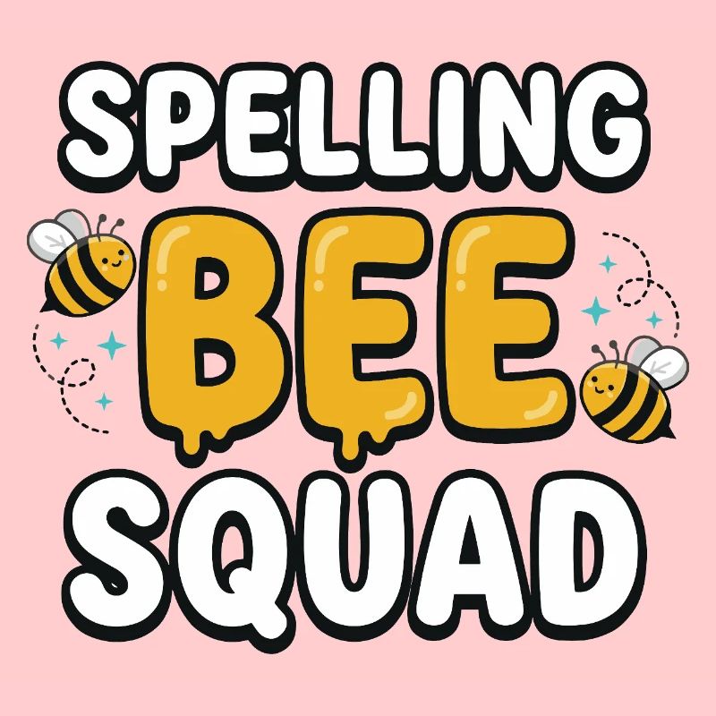 Spelling Bee Squad Cute Bee Team