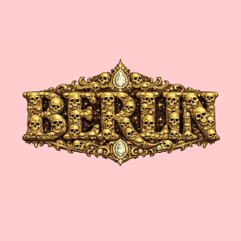 Barocker BERLIN mit Totenschädel